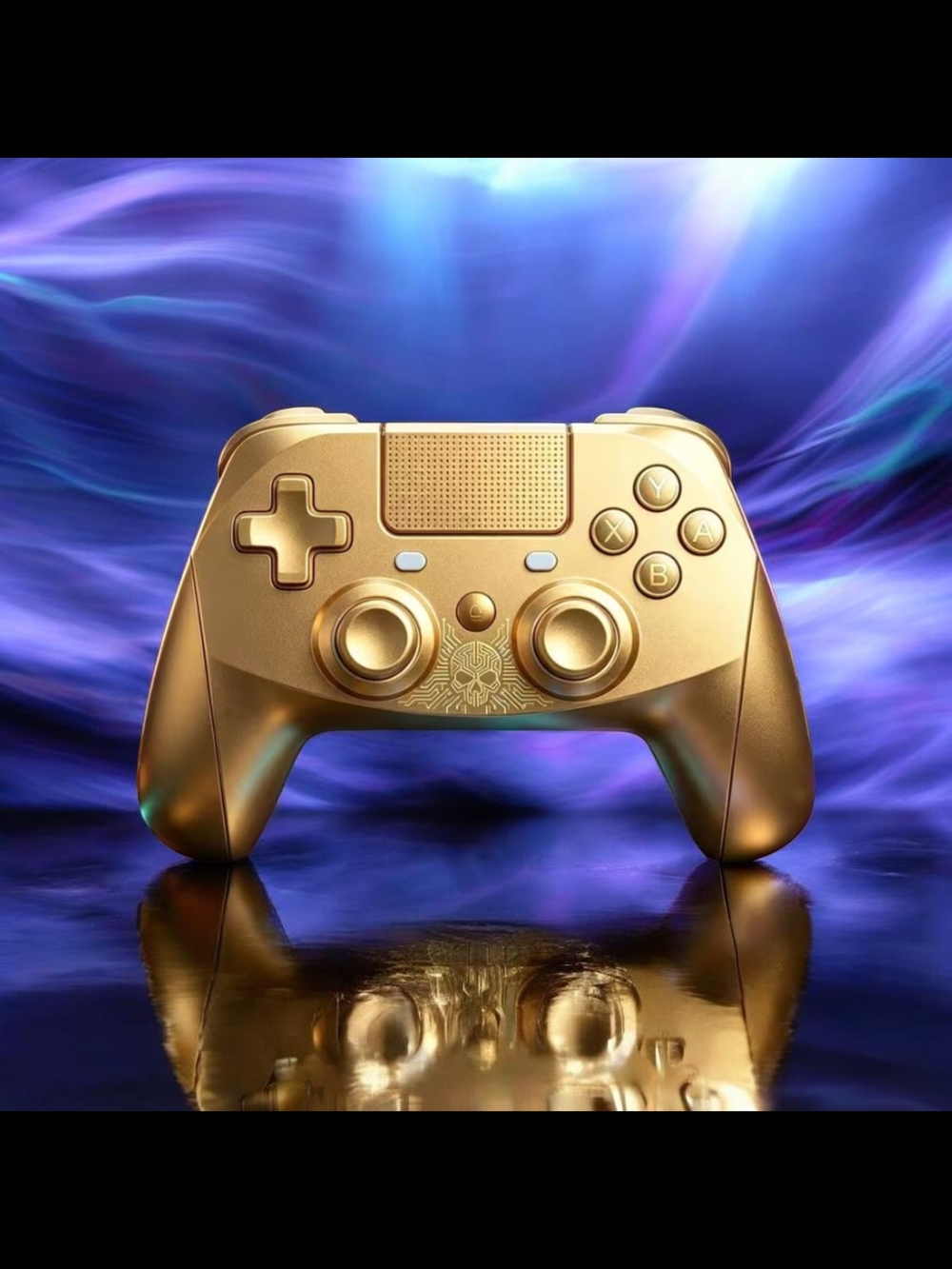 "The Golden Ticket" PS4 Wireless Gaming Controller - Premium Metallic Finish